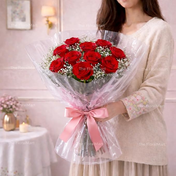 Uphaarkart Fresh Red Rose...